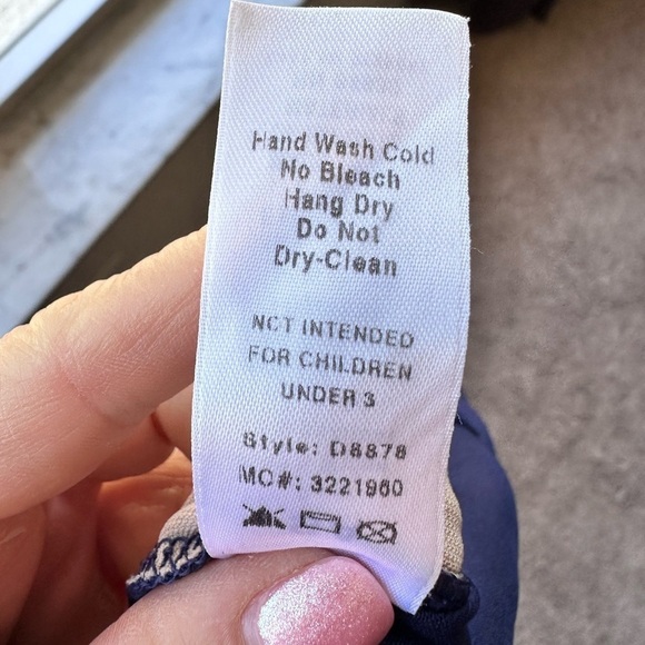 Balera Dancewear Dress- Navy Blue Adult Small - Picture 6 of 12